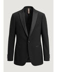 Mulish AB-213 Monetraso Blazer & Pants 3-Piece Suit - Black - Made In Italy