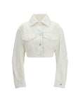 Givenchy Cocoon Denim Jacket - White