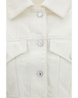 Givenchy Cocoon Crop Denim Jacket - White