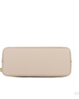 Michael Kors Jet Set Travel Dome Leather Crossbody Bag - Beige