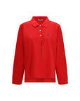 Prada Long Sleeve Polo Shirt - Red