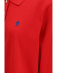 Prada Long Sleeve Polo Shirt - Red