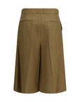 Max Mara Linen Bermuda Longline Shorts