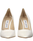 Jimmy Choo Romy 100 Satin High Heel Pumps - Ivory