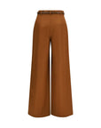 Max Mara Wide Leg Farea Pants - Brown