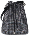 Jimmy Choo Bon Bon Embellished Satin Crossbody Bucket Bag - Bag