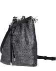 Jimmy Choo Bon Bon Embellished Satin Crossbody Bucket Bag - Bag