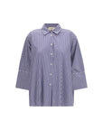 Max Mara Hudson Striped Shirt - Blue