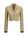 Max Mara Buono Linen Denim Jacket - Beige