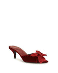 Valentino Garavani Marie Velvet Mule Sandals - Red