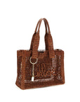 Chloé East-West Summer Banana Raffia Tote & Shoulder Bag