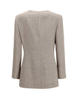 Giorgio Armani Linen Blazer - Taupe
