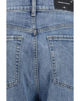 7FOR Light Wash Straight-Leg Jeans