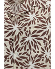 Prada Cotton Floral & Nature Bowling Shirt - Brown
