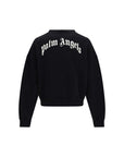 Palm Angels Logo Sweatshirt - Black