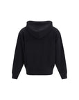 Palm Angels Neck Logo Hoodie - Black