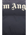 Palm Angels Logo Track Puffer Down Jacket - Black