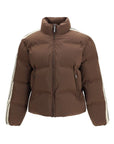 Palm Angels Logo Track Down Jacket - Mocha