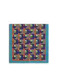 Miu Miu Geometric & Abstract Pattern Silk Scarf