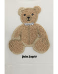 Palm Angels Teddy Bear Hoodie - Porcelain White