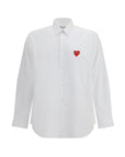 Comme Des Garçons Play White Cotton Shirt
