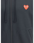 Comme Des Garçons Play Hooded Jacket - Black