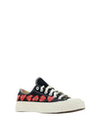 Comme Des Garçons Play x Converse Low Top Canvas Sneakers - Black