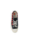 Comme Des Garçons Play x Converse Low Top Canvas Sneakers - Black
