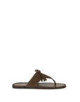 Prada Woven Leather Thong Sandals - Brown