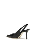 Jimmy Choo Leather Slingback Love Pumps - Black