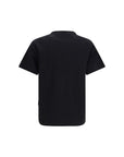 Palm Angels Neck Logo T-Shirt - Black