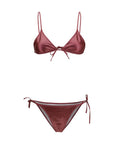 Kristina Ti Two-Piece Bikini Swimsuit Set - Bordeaux