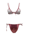Kristina Ti Two-Piece Bikini Swimsuit Set - Bordeaux