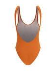 Kristina Ti Open Back One-Piece Swimsuit - Orange