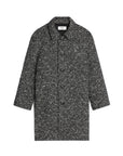 Celine Single-Breasted Wool-Mohair Coat - Gray/Grey