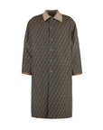 Fendi FF Jacquard Long Coat