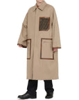 Fendi FF Jacquard Long Coat