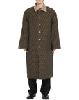 Fendi FF Jacquard Long Coat