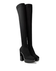 Jimmy Choo Over-The-Knee Platform Boots - Black