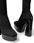 Jimmy Choo Over-The-Knee Platform Boots - Black