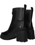 Jimmy Choo Eugienie 80 Leather Heeled Ankle Boots - Black