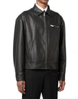 Prada Classic Leather Jacket - Black