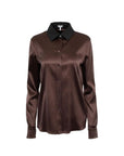 Loewe Silk Shirt - Brown