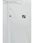 Fendi Cotton Polo Shirt - White