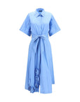 Ella Roses Chemisier Shirt Dress - Ceruelan Blue