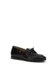 Bally Plume Leather Boat Shoes - Black