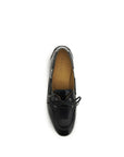 Bally Plume Leather Boat Shoes - Black