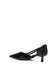 Prada Leather Heel Pumps - Black