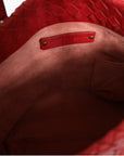 Bottega Veneta Intrecciato Leather Tote Bag - Red