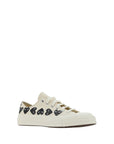 Comme Des Garçons Play x Converse Canvas Low Top Sneakers - White